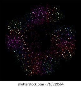 abstract vector background-Dot Graphics