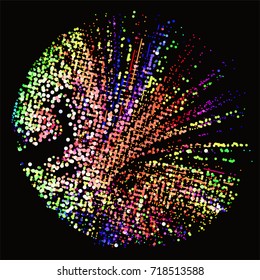 abstract vector background-Dot Graphics