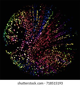 abstract vector background-Dot Graphics