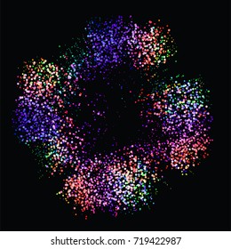 abstract vector background-Dot Graphics