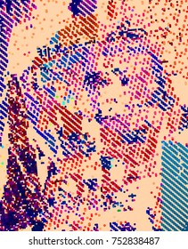 abstract vector background-Dot Graphics 