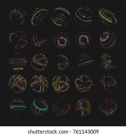 abstract vector background-Dot Graphics