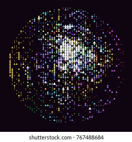 abstract vector background-Dot Graphics