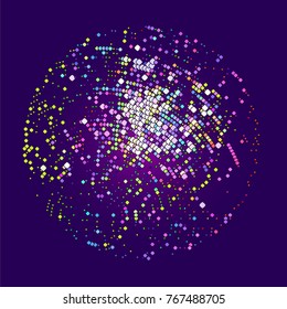 abstract vector background-Dot Graphics