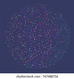 abstract vector background-Dot Graphics