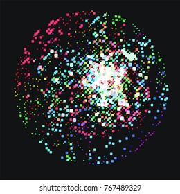 abstract vector background-Dot Graphics