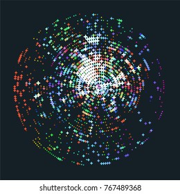 abstract vector background-Dot Graphics