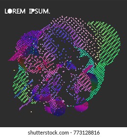 abstract vector background-Dot Graphics
