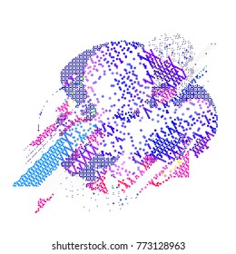 abstract vector background-Dot Graphics
