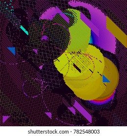 abstract vector background-Dot Graphics  