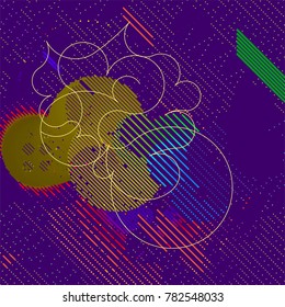 abstract vector background-Dot Graphics  