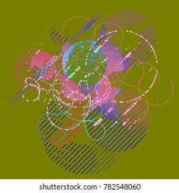 abstract vector background-Dot Graphics  