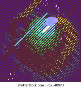 abstract vector background-Dot Graphics  