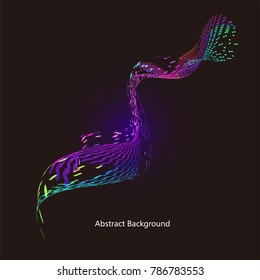 abstract vector background-Dot Graphics