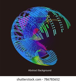 abstract vector background-Dot Graphics