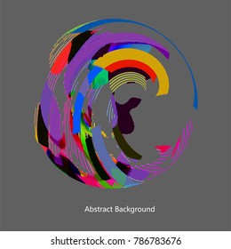 abstract vector background-Dot Graphics