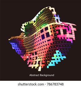 abstract vector background-Dot Graphics