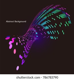 abstract vector background-Dot Graphics