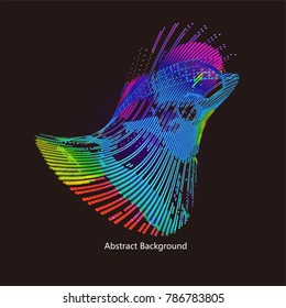 abstract vector background-Dot Graphics