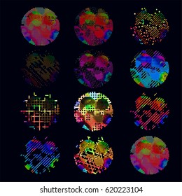 abstract vector background-Dot Graphics. Applicable for Covers, Placards, Posters, Flyers and Banner Designs. Vector illustration.