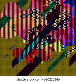 abstract vector background-Dot Graphics. Applicable for Covers, Placards, Posters, Flyers and Banner Designs. Vector illustration.