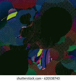 abstract vector background-Dot Graphics . Applicable for Covers, Placards, Posters, Flyers and Banner Designs. Vector illustration.