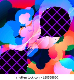 abstract vector background-Dot Graphics . Applicable for Covers, Placards, Posters, Flyers and Banner Designs. Vector illustration.