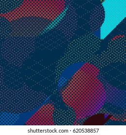 abstract vector background-Dot Graphics . Applicable for Covers, Placards, Posters, Flyers and Banner Designs. Vector illustration.