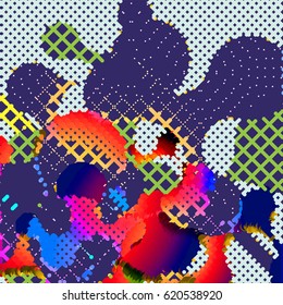 abstract vector background-Dot Graphics . Applicable for Covers, Placards, Posters, Flyers and Banner Designs. Vector illustration.