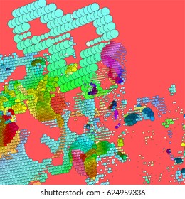 abstract vector background-Dot Graphics. Applicable for Covers, Placards, Posters, Flyers and Banner Designs. Vector illustration.