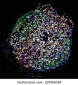 abstract vector background-Dot Graphics. Applicable for Covers, Placards, Posters, Flyers and Banner Designs. Vector illustration.