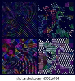 abstract vector background-Dot Graphics. Applicable for Covers, Placards, Posters, Flyers and Banner Designs. Vector illustration.