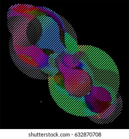 abstract vector background-Dot Graphics. Applicable for Covers, Placards, Posters, Flyers and Banner Designs. Vector illustration.