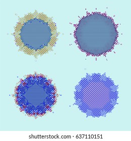 abstract vector background-Dot Graphics . Applicable for Covers, Placards, Posters, Flyers and Banner Designs. Vector illustration