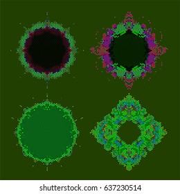 abstract vector background-Dot Graphics. Applicable for Covers, Placards, Posters, Flyers and Banner Designs. Vector illustration.