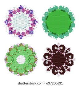 abstract vector background-Dot Graphics. Applicable for Covers, Placards, Posters, Flyers and Banner Designs. Vector illustration.
