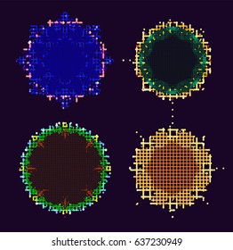 abstract vector background-Dot Graphics. Applicable for Covers, Placards, Posters, Flyers and Banner Designs. Vector illustration.