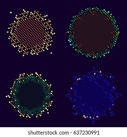 abstract vector background-Dot Graphics. Applicable for Covers, Placards, Posters, Flyers and Banner Designs. Vector illustration.