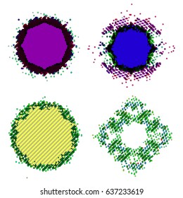 abstract vector background-Dot Graphics. Applicable for Covers, Placards, Posters, Flyers and Banner Designs. Vector illustration.