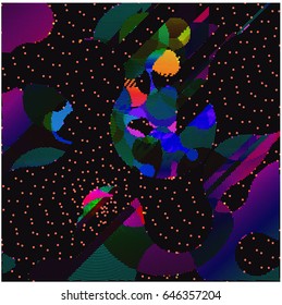 abstract vector background-Dot Graphics. Applicable for Covers, Placards, Posters, Flyers and Banner Designs. Vector illustration.
