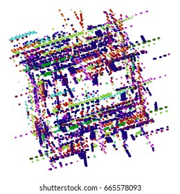 abstract vector background-Dot Graphics. Applicable for Covers, Placards, Posters, Flyers and Banner Designs. Vector illustration.