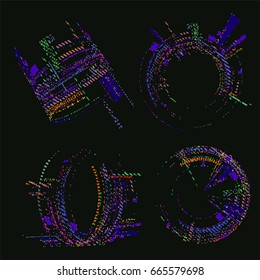 abstract vector background-Dot Graphics . Applicable for Covers, Placards, Posters, Flyers and Banner Designs. Vector illustration.