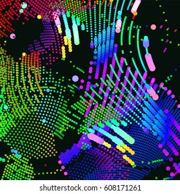 abstract vector background-Dot Graphics. Vector illustration.
