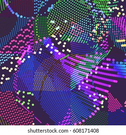 abstract vector background-Dot Graphics. Vector illustration.