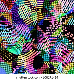 abstract vector background-Dot Graphics. Vector illustration.