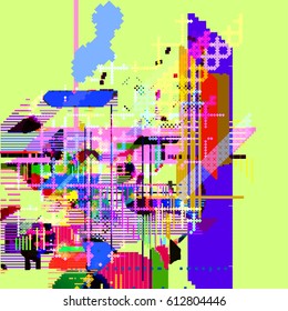 abstract vector background-Dot Graphics.Applicable for Covers, Placards, Posters, Flyers and Banner Designs. Vector illustration.