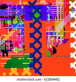 abstract vector background-Dot Graphics.Applicable for Covers, Placards, Posters, Flyers and Banner Designs. Vector illustration.