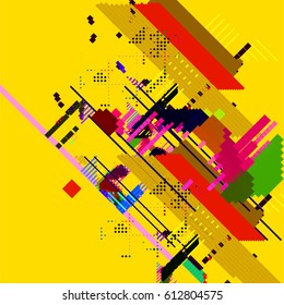 abstract vector background-Dot Graphics.Applicable for Covers, Placards, Posters, Flyers and Banner Designs. Vector illustration.