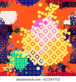 abstract vector background-Dot Graphics.seamless background.Applicable for Covers, Placards, Posters, Flyers and Banner Designs. Vector illustration.