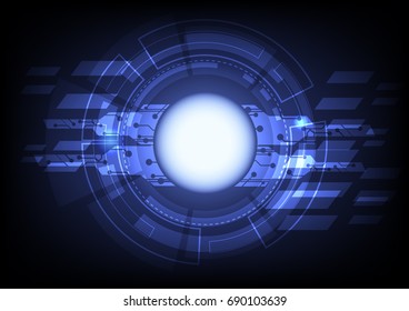 Abstract vector background.Elegant background for technology business presentations. Lines, points, planes.